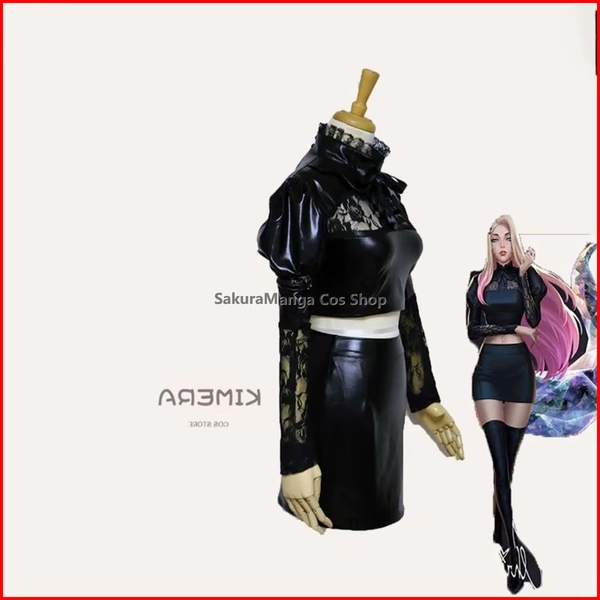 Costumes Cosplay Costume Wig Anime Outfit Halloween Uniform Game Lol Ahri Kda The Baddest Ears Nine Tailed Fox Sexy Woman RCNUM9 - AliExpress 200000532
