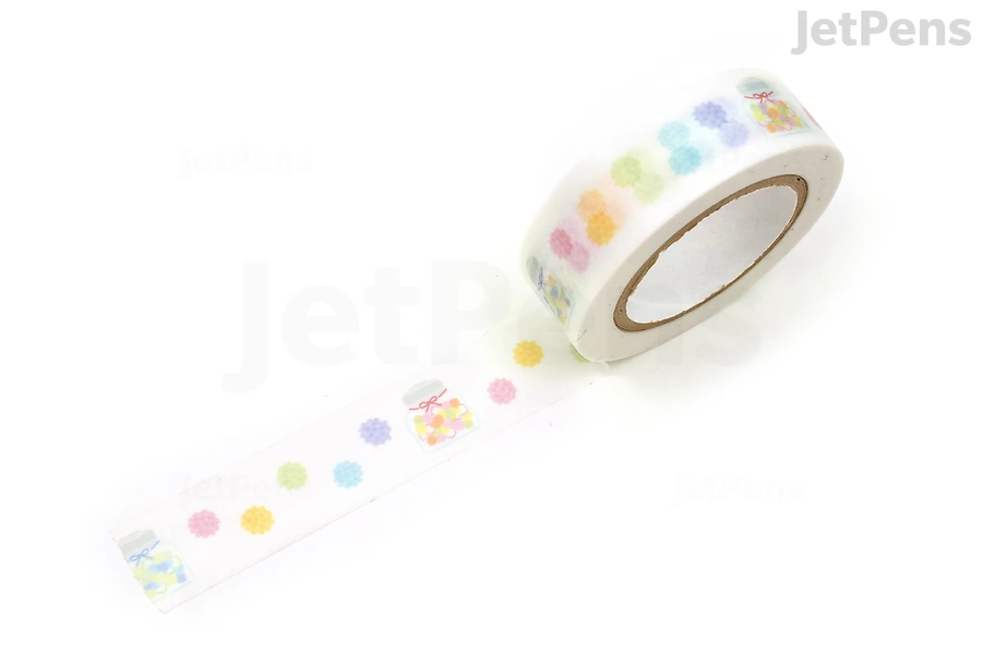 Papier Platz Washi Tape - 15 mm x 10 m - Konpeito Candy