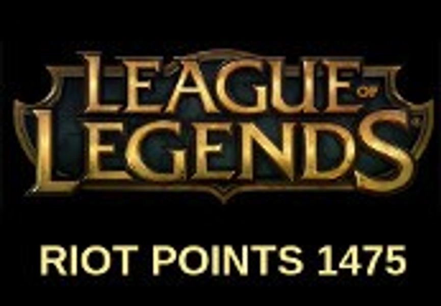 League of Legends 1380 RP Prepaid Card NA