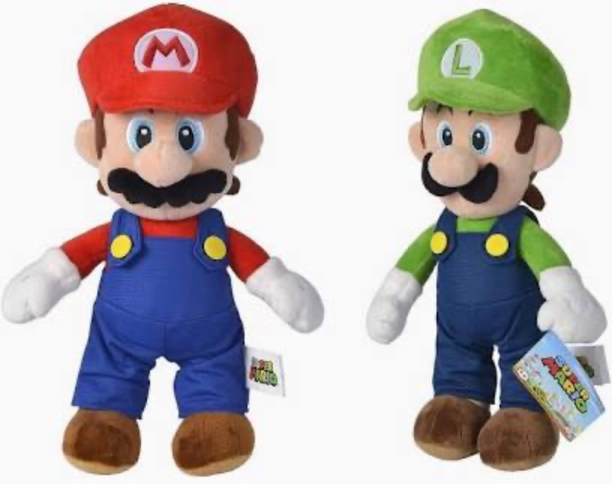 Mario and Luigi plush