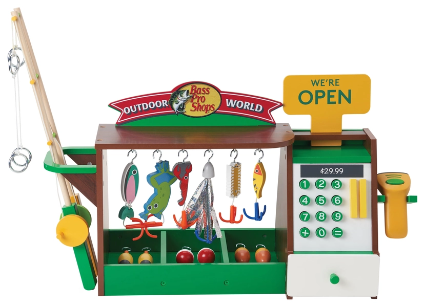 Bass Pro Shops Wooden Fishing Set for Kids