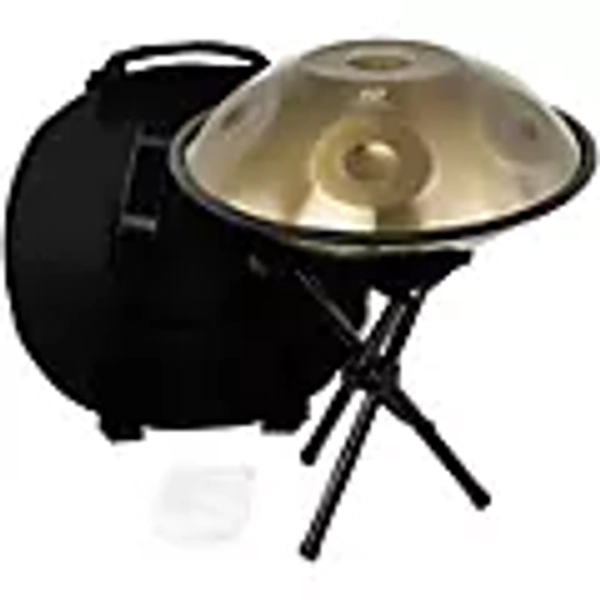 X8 Drums Nova Handpan With Bag and Stand 18 in. Gold