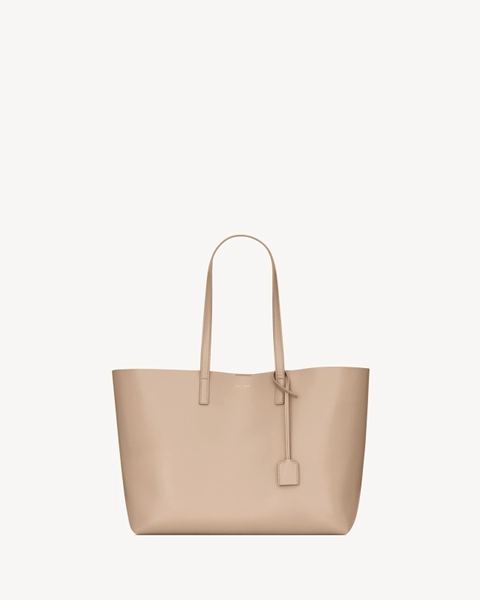 Shopping Saint Laurent in leather