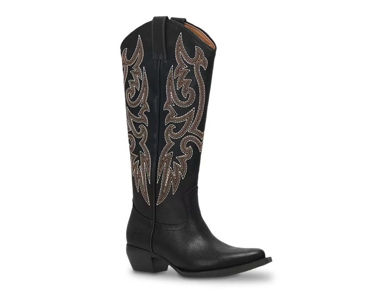 Irlene Tall Deco Stitch Western Boot