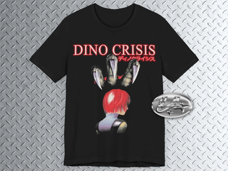 Dino Cr. Vintage Shirt, PS Gaming Tee, y2k shirt, Nostalgia, Retro Gaming Shirt, Japanese Game, Action Horror