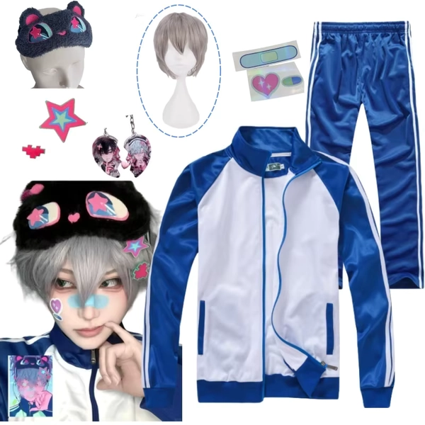 Costume de scène de Cosplay Alien, vêtements de sport jusqu'à Ivan, uniforme scolaire, masque autocollants, perruque, porte-clés pour tenues de jeu de rôle pour adultes - AliExpress 200000532