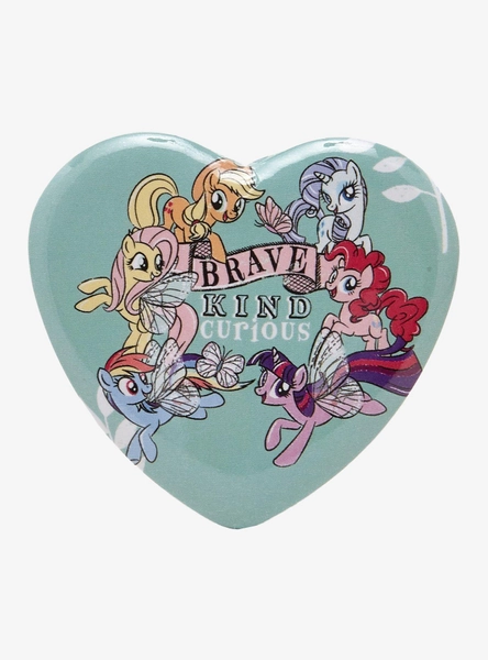 My Little Pony Group Heart Button