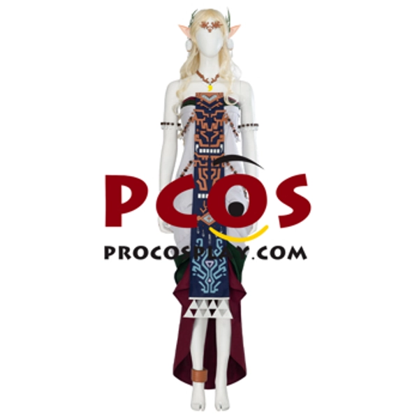 The Legend of Zelda: Tears of the Kingdom Hyrule Queen Sonia Cosplay Costume C08176