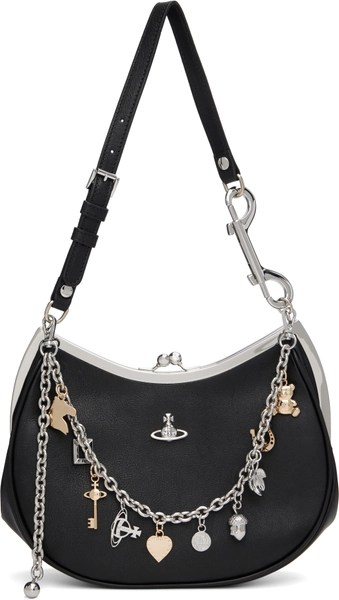 Black Charm Frame Bag