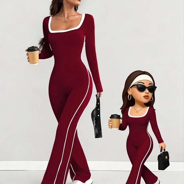 Body Decorativo de Cuello Cuadrado a Rayas