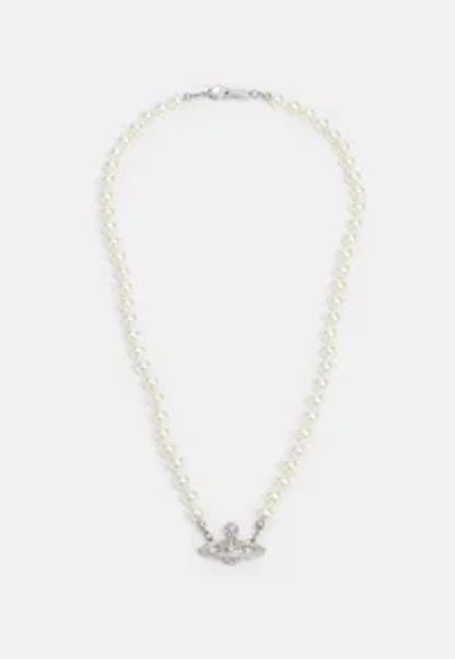 MINI BAS RELIEF UNISEX - Collana - cream/silver-coloured