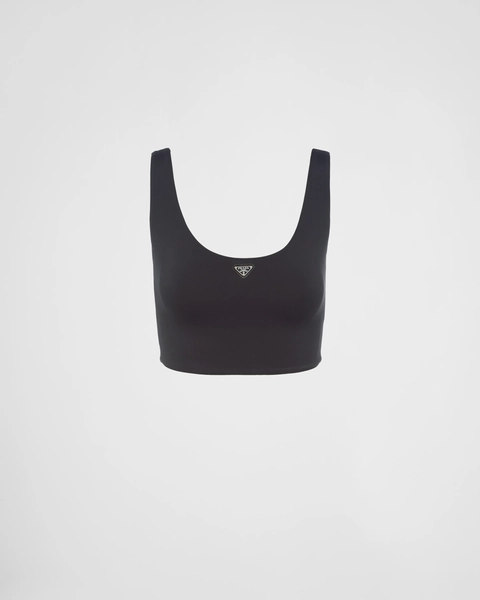 Stretch jersey top