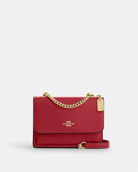 Gold/True Red Mini Klare Crossbody Bag