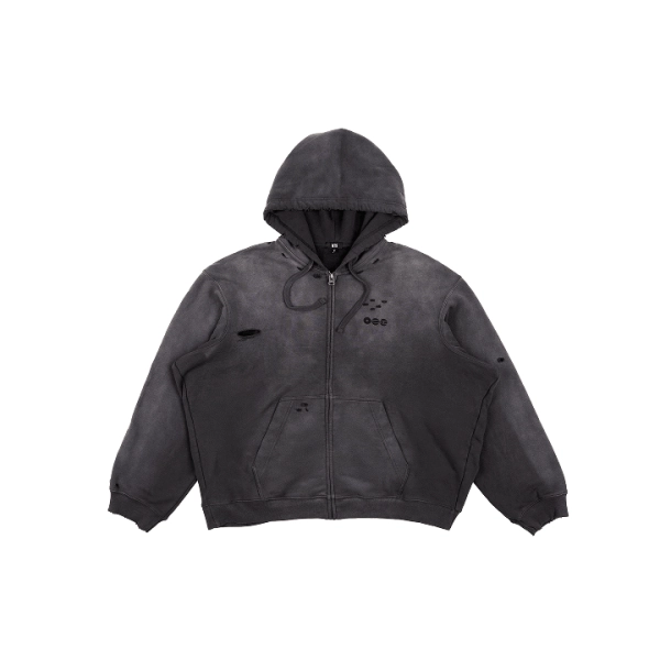 BTS Zip-up Hoodie (Charcoal) - Arirang World Tour [US Ver.]