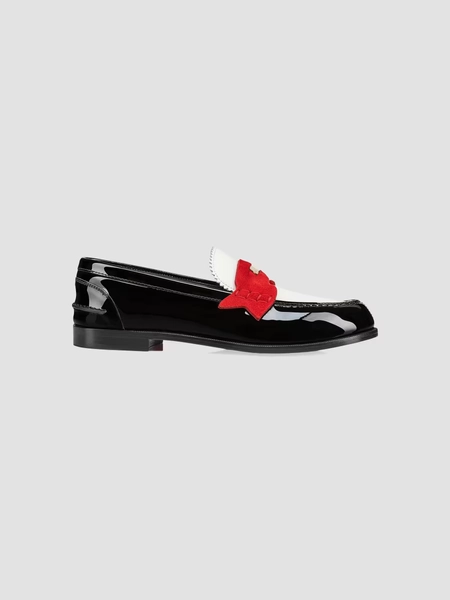 Christian Louboutin Penny Patent Leather Loafers | Saks Fifth Avenue