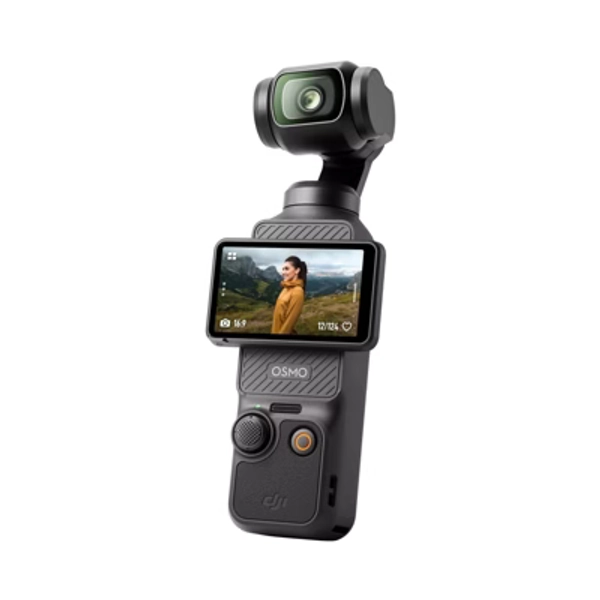 DJI Pocket 3 4K Handheld Camera: USB-C, Image Stabilization, 2" Screen