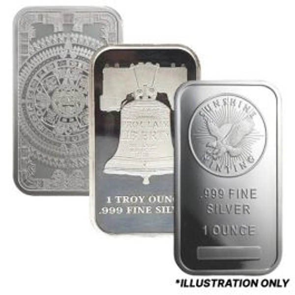 1 oz Silver Bars - Design Our Choice