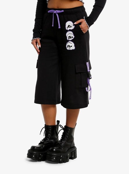 Murder Drones Black Fleece Lounge Shorts
