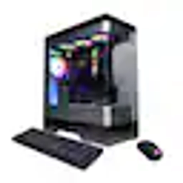 CyberPowerPC - Gaming Desktop - AMD Ryzen 7 9800X3D - NVIDIA GeForce RTX 5070 Ti 16GB - 32GB DDR5 - 2TB PCIe 4.0 SSD - Black