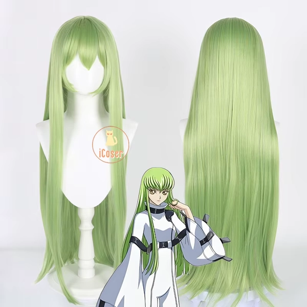 Codice anime Geass CC Parrucca cosplay Capelli lunghi verdi Lelouch of The Rebellion Festa di Halloween per donne Ragazze Carnevale Puntelli iCoser - AliExpress 200000532