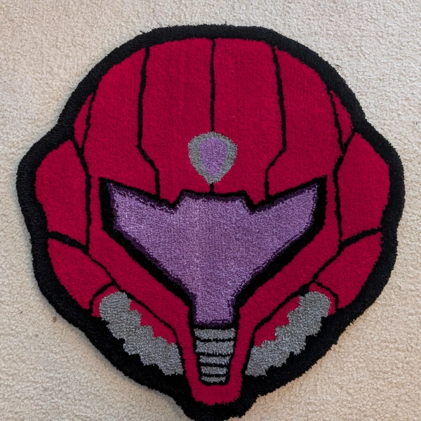 Samus Helmet Prime 4 Beyond Custom Rug