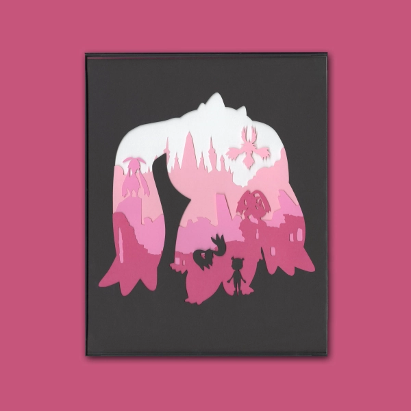 Lopmon - Paper Art- Digimon