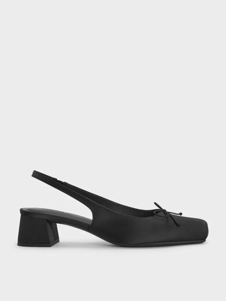 Sadira Satin Slingback Pumps size 7
