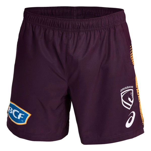Brisbane Broncos 2026 Mens Training Shorts