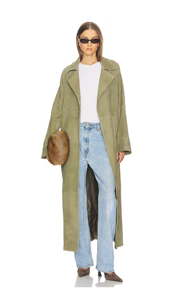 Louise Suede Coat