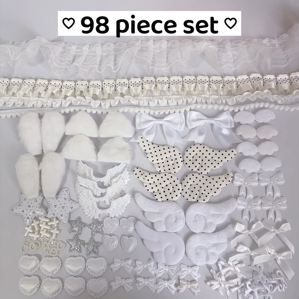 98 Pieces Decorative Cotton Accessories