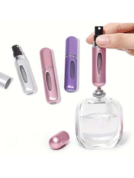 10/5pcs Travel Perfume Bottle, 5ML Refillable Travel Sprayer, Travel Size Perfume Refill Bottleand Pocket Perfume Dispenser, Travel Bottle And Atomizer Sprayer For Cologne Perfume Holiday Essentials Holiday Travel Essentials Travel Bag Travel Accessories Travel Must Haves Beach Vacation Summer School Accessories Back To School Supplies Stuff