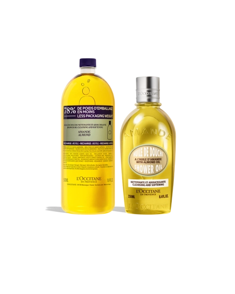 Almond Shower Oil Duo