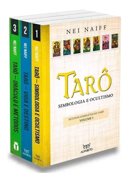 Kit Trilogia Estudos Completos Do Tarô - 3 Volumes - Nei Naiff: Não Aplica, de : Nei Naiff. Série Não aplica, vol. Não Aplica. Editora EDITORA ALFABETO, capa mole, edição não aplica em português, 2021