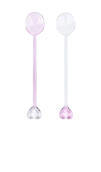 Set Of Heart Shaped Spoons