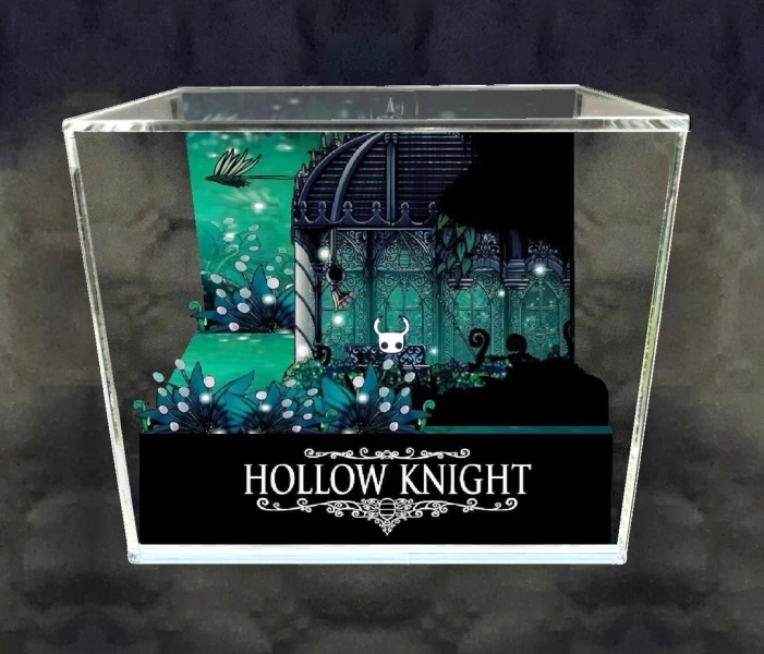Hollow Knight Cube Diorama - 3D Videogame - Gift for Gamer - Shadow Box - Miniature - Etsy Australia