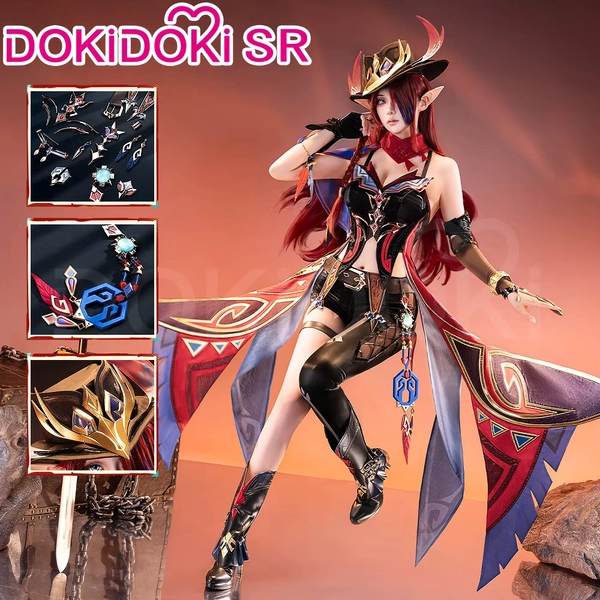 【Eerste batch in juni.】Chasca Cosplay Kostuum Game Genshin Impact【S-3XL】DokiDoki-SR Dames Natlan Cosplay Hoed Metaal Grote maten - AliExpress