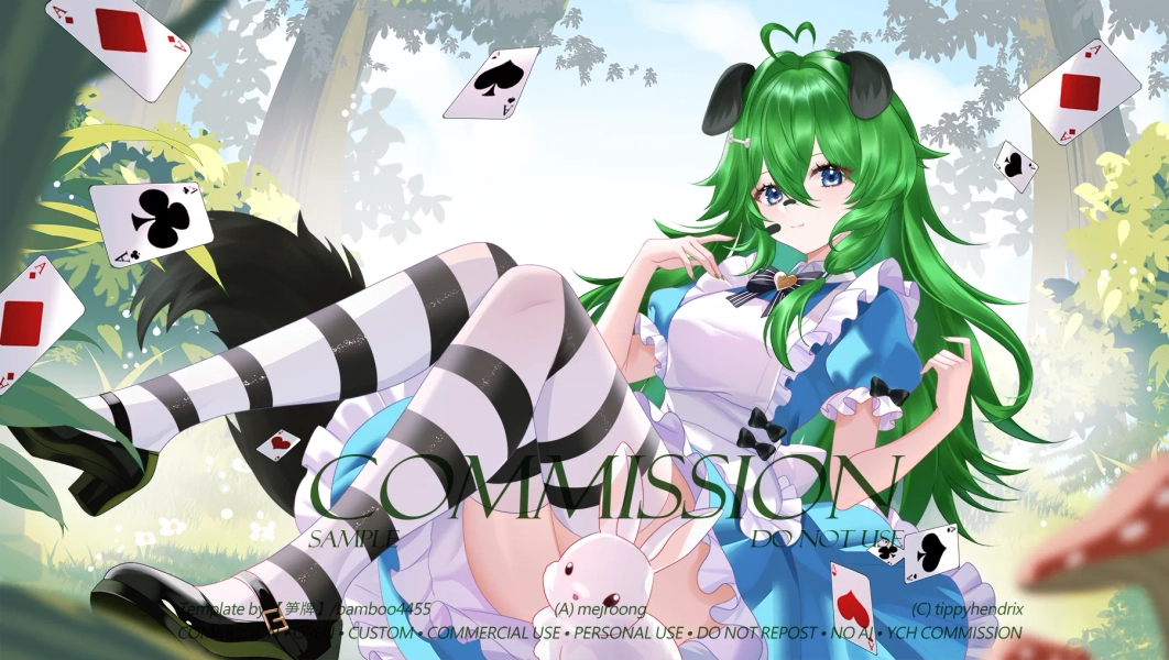 [YCH] Wonderland by Mei (@mejroong)