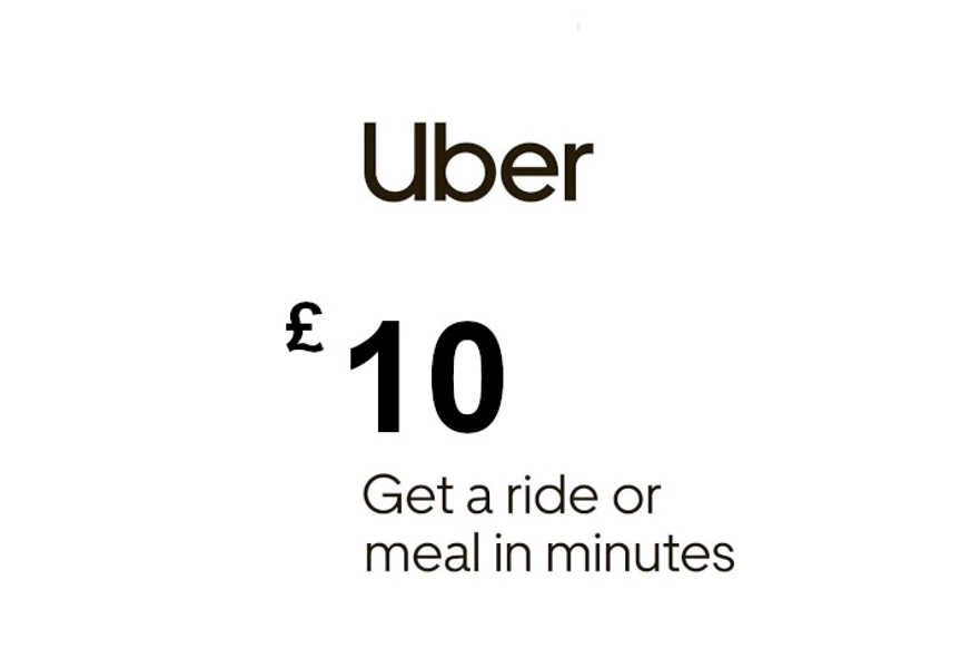 Uber GBP 10 Gift Card