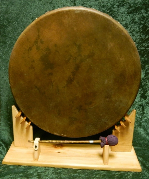 Custom 22” Buffalo Drum Display Stand