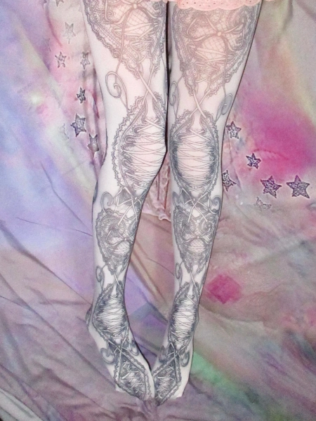 princess stitches tights — Eventyr Verden