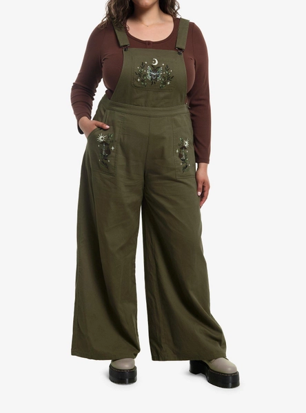 Thorn & Fable Mothman Girls Overalls