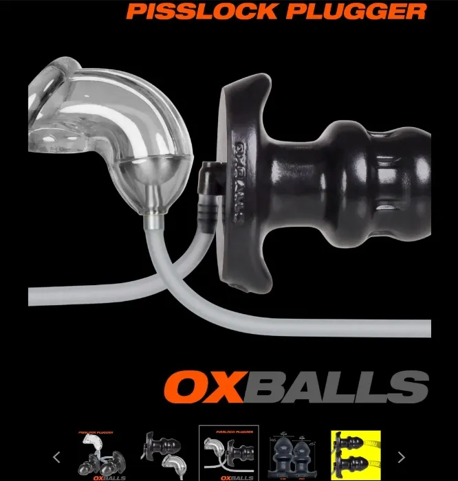 PISSLOCK PLUGGER piss-sheath + buttplug