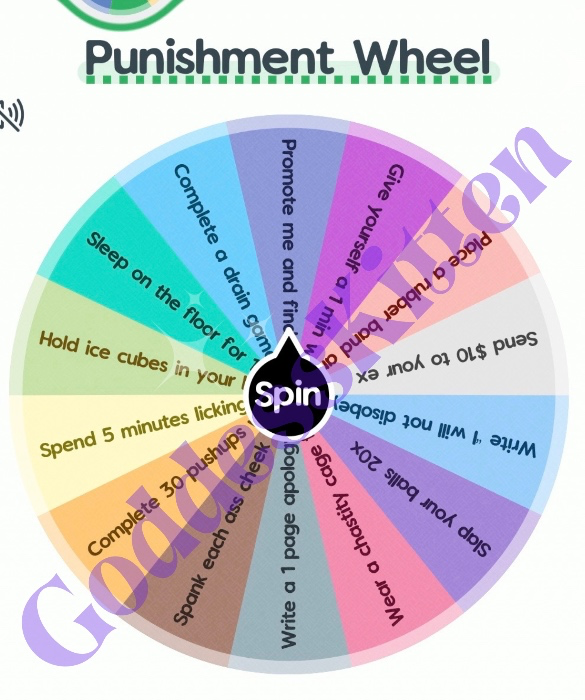Take a spin: punishment wheel
