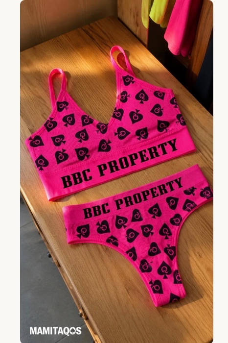 Hot Pink “Property” set 