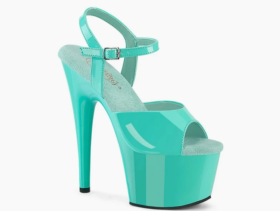 Pleaser Aqua Platform Heels