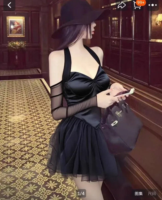 black dress <3 
