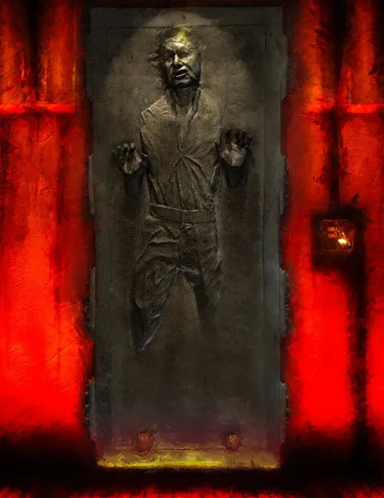 carbonited Han Solo