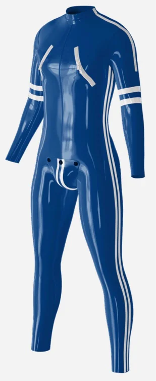 REGULATION - Custom Catsuit Blue & White