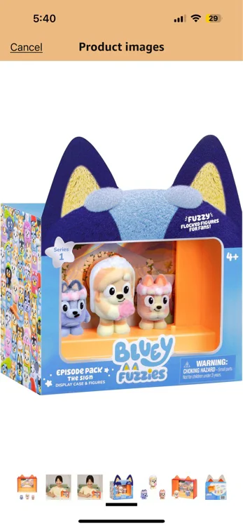 Bluey Fuzzies: Episode Pack The Sign