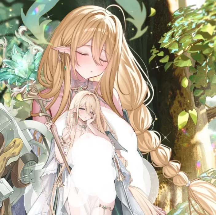 Gouden wig - Azur Lane